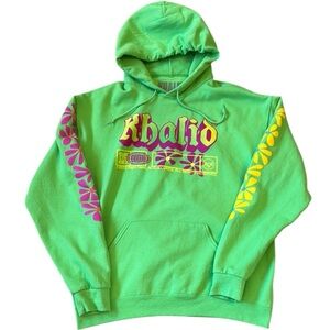 Khalid 915 To The World 2023 Tour Hoodie Sweatshirt Kiwi Green Unisex Large